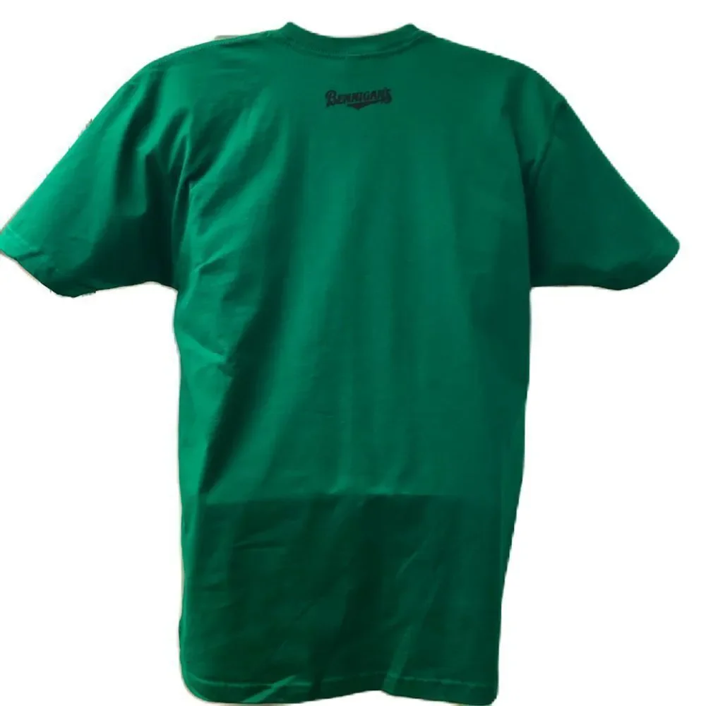 Gaelic & Proud Green Graphic T-Shirt Men's Unisex Large Bennigan's Irish Pub